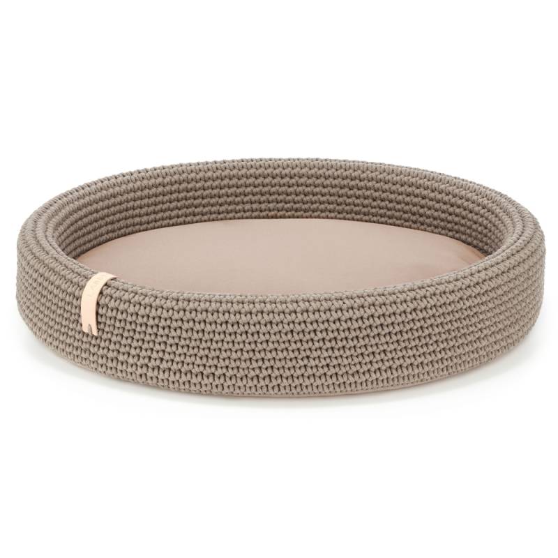 Labbvenn Hundebett Lukko light brown, Außenmaße: ca. 70 x 60 cm von Labbvenn