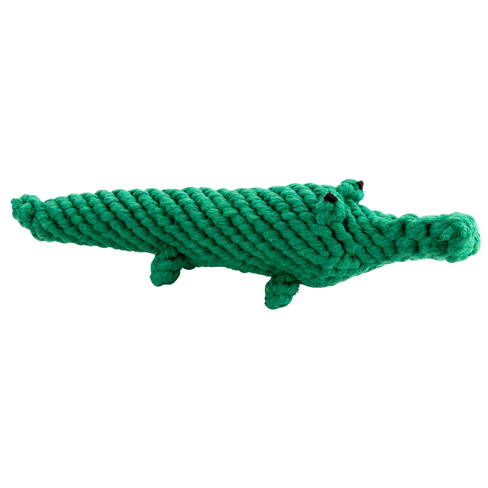 Laboni Hundespielzeug Kalli Krokodil grün, Länge: ca. 31 cm von Laboni