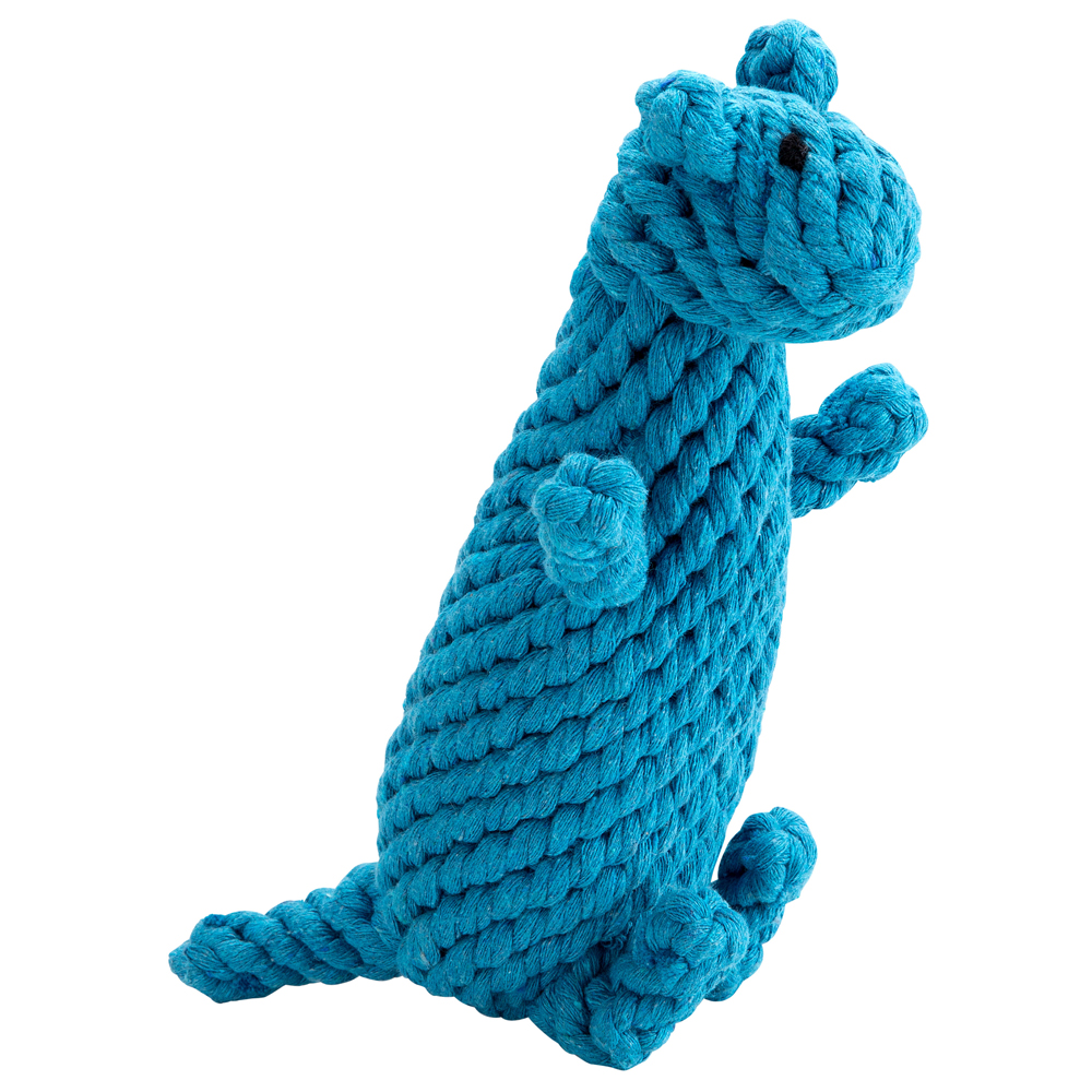 Laboni Hundespielzeug Kurt Känguru blau, Länge: ca. 22 cm von Laboni