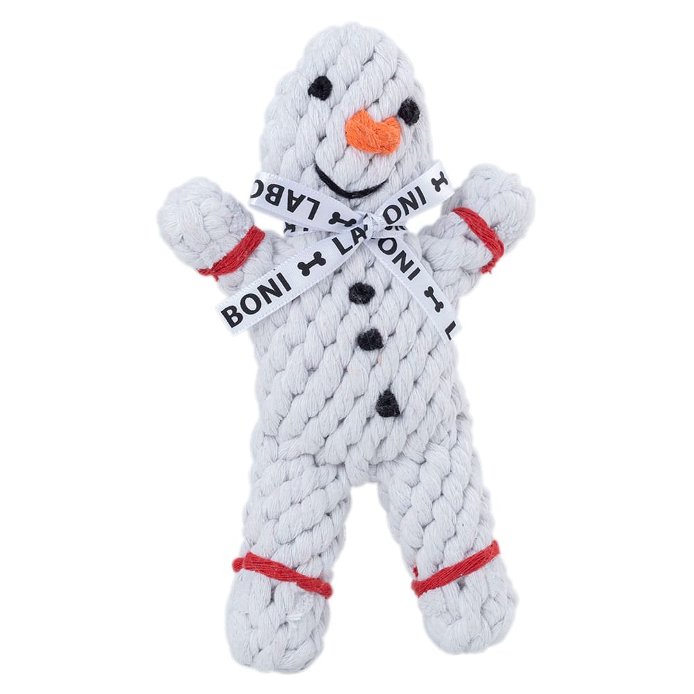 Laboni Hundespielzeug Shawn Schneemann weiß, Maße: ca. 20 cm von Laboni