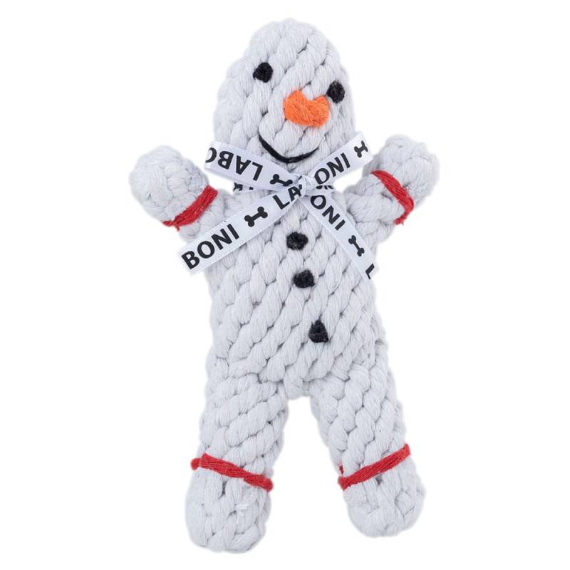 Laboni Hundespielzeug Shawn Schneemann weiß, Maße: ca. 20 cm von Laboni