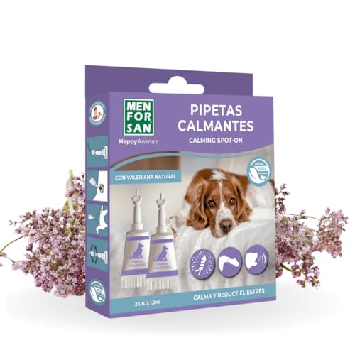 MENFORSAN Beruhigungspipetten für Hunde, Blister mit 2 Stück, baut Stress ab, farblos MENFORSAN Beruhigungspipetten für Hunde, Blister mit 2 Stück, baut Stress ab, farblos von Menforsan