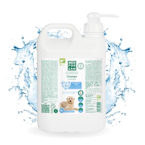 MENFORSAN Geruchsbeseitigendes Hundeshampoo, Beseitigt schlechte Gerüche aus dem Fell, Talkum, Blau, 5 l MENFORSAN Geruchsbeseitigendes Hundeshampoo, Beseitigt schlechte Gerüche aus dem Fell, Talkum, Blau, 5 l von Menforsan