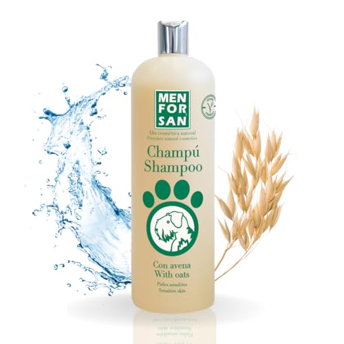 MENFORSAN Hundeshampoo mit Haferflocken | Weichmachende und beruhigende Wirkung | Für empfindliche und empfindliche Haut | 100% natürlicher Hafer | Milder Duft | 1L MENFORSAN Hundeshampoo mit Haferflocken | Weichmachende und beruhigende Wirkung | Für empfindliche und empfindliche Haut | 100% natürlicher Hafer | Milder Duft | 1L von Menforsan
