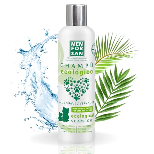 MENFORSAN Sehr mildes ökologisches Shampoo für Katzen und Kätzchen, 300ml MENFORSAN Sehr mildes ökologisches Shampoo für Katzen und Kätzchen, 300ml von Menforsan