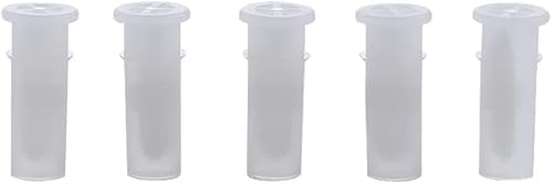 Labriciyon 100 Stück weiße Spielzeug-Geräuschmacher, Quietscher, Kunststoff-Hundepfeifen, Spielzeugeinsatz, Ersatzspielzeug, DIY-Zubehör (15,5 x 4,8 mm, 100 Stück) von Labriciyon