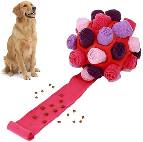 Labstandard Dog Chew and Snuffle Toy 2023 New Snuffle Ball Dog Toy Pet Chew Toy Interactive Dog Puzzle Toys Portable Pet Snuffle Ball Toy Slow Feeder Training for Dogs of Any Breed (D) von Labstandard