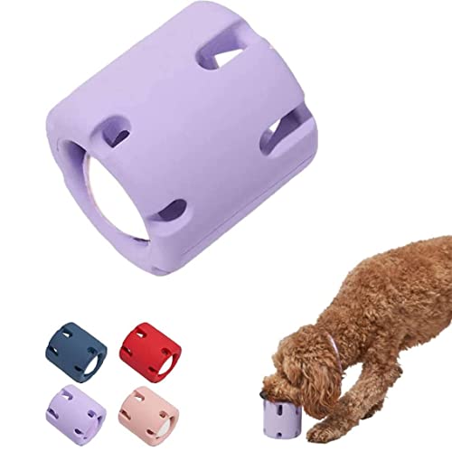 Labstandard TPR Tennis Cup Pet Hund Spielzeug Interaktives Kauspielzeug für Hunde Lernspielzeug für Kleine und Mittelgroße Hundewelpen Zahnpflege Ungiftiges Naturkautschuk Spielzeug (Violett) von Labstandard