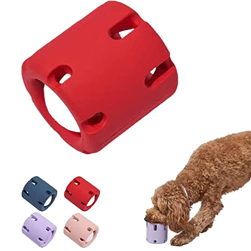 Labstandard Tennis Tumble Puzzle Toy Dog Tennis Cup Interactive Chew Toys for Dogs Dog Puzzle Toys Stress Release Game Pet Educational Toys for Small and Medium Dogs Puppies (Rot) von Labstandard