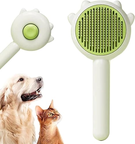 Labstandard Tierhaare Reinigungsbürste Hautfreundliche Katzenbürste Hundebürste für Kurzhaar Langhaar Selbstreinigende Bürste Unterfellbürste Katze mit Anti-Rutsch Griff,One Click Reinigung (Grün) Labstandard Tierhaare Reinigungsbürste Hautfreundliche Katzenbürste Hundebürste für Kurzhaar Langhaar Selbstreinigende Bürste Unterfellbürste Katze mit Anti-Rutsch Griff,One Click Reinigung (Grün) von Labstandard