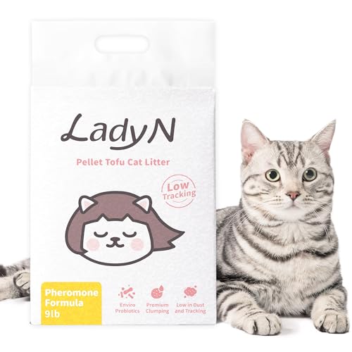 Lady N Cat Attract Tofu Streu - Natürliche Lockstoff-Formel für Katzentoiletten-Training, beruhigendes Pheromon für Mehrkatzenhäuser, klassische Pelletform für Standard-Katzentoilette, 4,1 kg Lady N Cat Attract Tofu Streu - Natürliche Lockstoff-Formel für Katzentoiletten-Training, beruhigendes Pheromon für Mehrkatzenhäuser, klassische Pelletform für Standard-Katzentoilette, 4,1 kg von Lady N