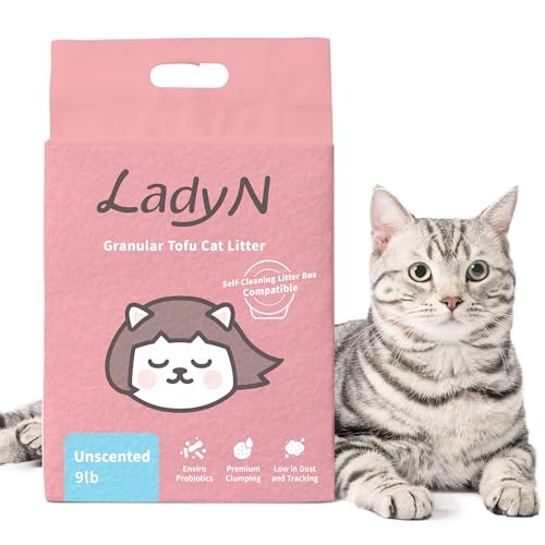 Lady N Granulat-Tofu-Katzenstreu, Mini-Pellett, kompatibel mit automatischer selbstreinigender Katzentoilette, stark klumpend, ultra-saugfähig, natürliches Streu, geringe Verfolgung, Geruchskontrolle, Lady N Granulat-Tofu-Katzenstreu, Mini-Pellett, kompatibel mit automatischer selbstreinigender Katzentoilette, stark klumpend, ultra-saugfähig, natürliches Streu, geringe Verfolgung, Geruchskontrolle, von Lady N