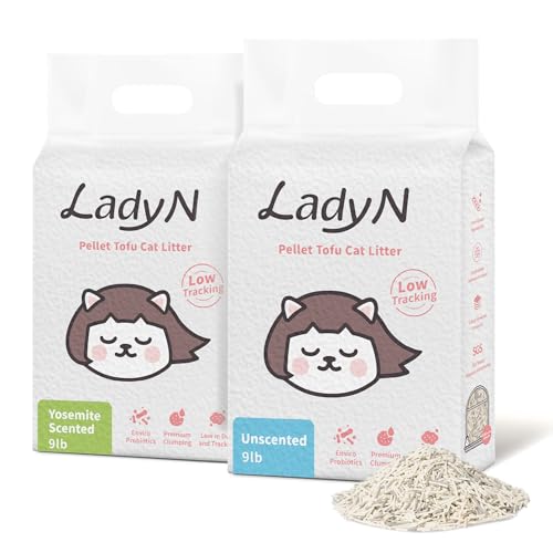 Lady N Pellet Tofu Katzenstreu, stark klumpend, ultra-saugfähig, natürliche Streu, staubfrei, geringe Verfolgung, umweltverträgliche und Aktivkohle zur Geruchskontrolle, 8,2 kg (Yosemite+ geruchlos) Lady N Pellet Tofu Katzenstreu, stark klumpend, ultra-saugfähig, natürliche Streu, staubfrei, geringe Verfolgung, umweltverträgliche und Aktivkohle zur Geruchskontrolle, 8,2 kg (Yosemite+ geruchlos) von Lady N