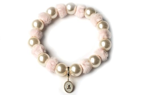 Luxuriöse Perlenkette für Hunde in rosa: Plüsch Halskette mit Teddy Charm Luxuriöse Perlenkette für Hunde in rosa: Plüsch Halskette mit Teddy Charm von Ladyville