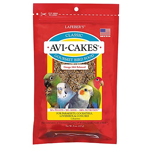 Avi-Cakes Lafeber Classic Gourment Bird Food 8 oz | Nutritious Foraging Fun von Lafeber