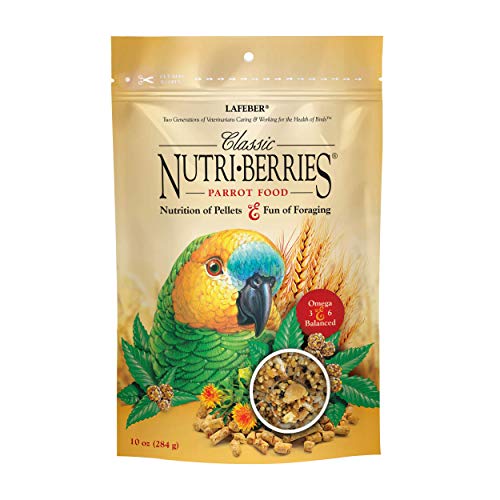 LAFEBER'S Classic Nutri-Berries Pet Bird Food for Parrots 10 oz von Lafeber
