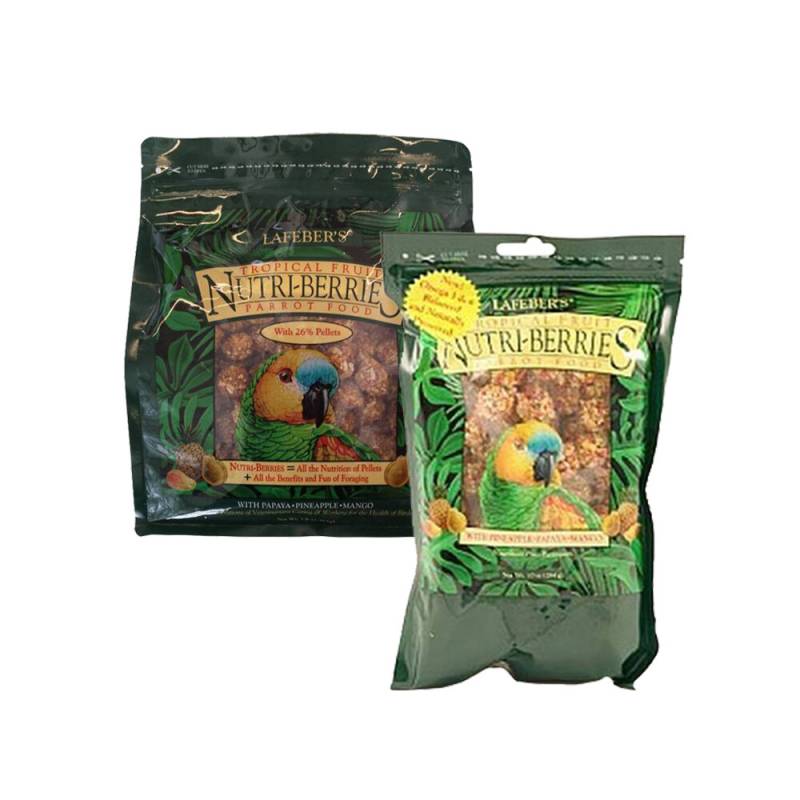 Lafeber Nutri-Berries Tropische Früchte – Papagei – 1,36 kg von Lafeber