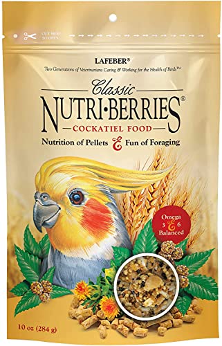 Lafeber's Classic Nutri-Berries Nutritional Cockatiel Bird Food 10-Ounces von Lafeber