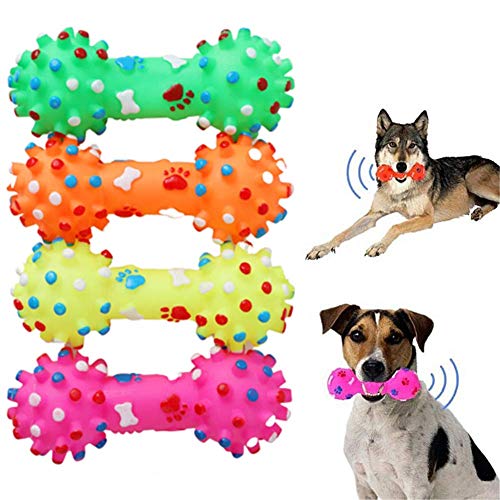 LahAd Hunde Interaktives Spielzeug Hunde Quietschspielzeug Haustierzubehör Pet Kauspielzeug Hundezähne Spielzeug Hundezahnreinigung Spielzeug 16.5cm von LahAd