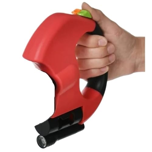 Einziehbare Hundeleine for Kleine Hunde, Reflektierende Doppel-Haustierleine, Le&ad, 360-Grad-Drehgelenk, Kein Verwickeln, Doppelte Hundeleine for Spazierengehen Mit Lichtern(Red) von LaiYN