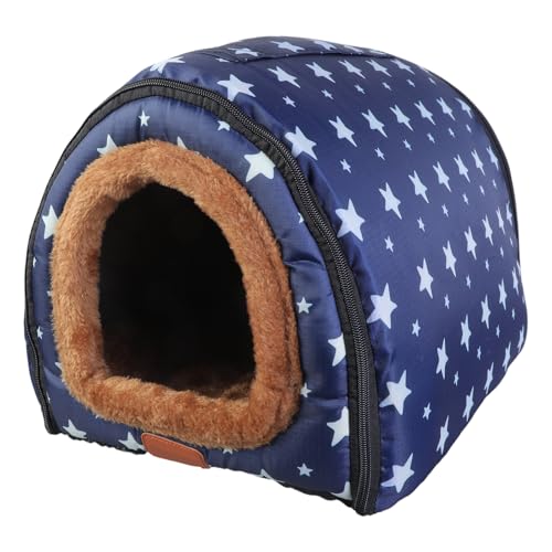 Faltbares Haustierzelt, weiches Bett für kleine Hunde und Versteck, Cartoon-Höhle, Hundehütte, kratzfestes Höhlenbett, groß von Laikoutd