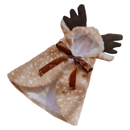 Laikoutd Hunde Umhang Dress Up Kostüm Foto Requisiten Haustier Weichhorn Rentiere Umhang Weihnachten Rentier Themen Cosplay Süße Weihnachtszierkleidung Laikoutd Hunde Umhang Dress Up Kostüm Foto Requisiten Haustier Weichhorn Rentiere Umhang Weihnachten Rentier Themen Cosplay Süße Weihnachtszierkleidung von Laikoutd