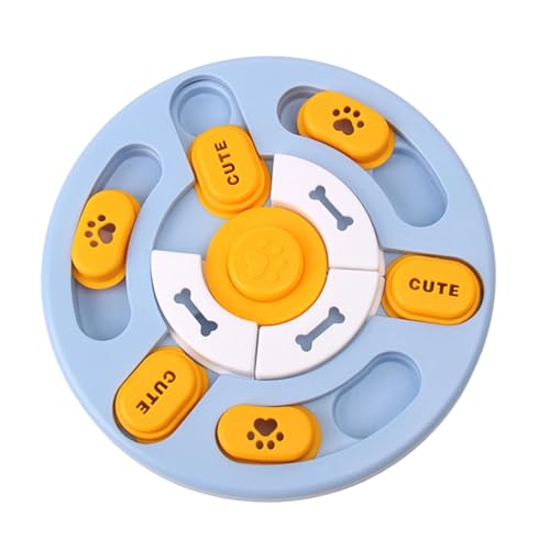 Interaktive Puzzle-Futterspender, Schüssel mit Schiebefliesen, Leckerli-Spender, langsames Füttern, Schüssel für trockene und nasse Mahlzeiten von Laikoutd