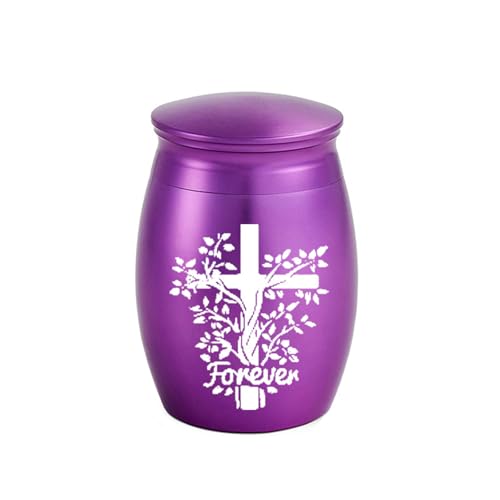 Laikoutd Gedenkschatulle Asche Behälter Urne Cremation Sympathie Geschenk Für Asche/Haar Elegante Urnenschatulle Für Frauen Männer Haustier Einäscherung Container von Laikoutd