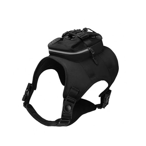 Laikoutd Hundegeschirr Rucksack Weste Verstellbare Trainingsweste Haustier Starkes Training Gehen Schwimmen Wandern Rucksack von Laikoutd