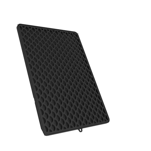 Laikoutd Silikon Doppelschicht Katzen Müllmatten wasserdichte Basi von Laikoutd