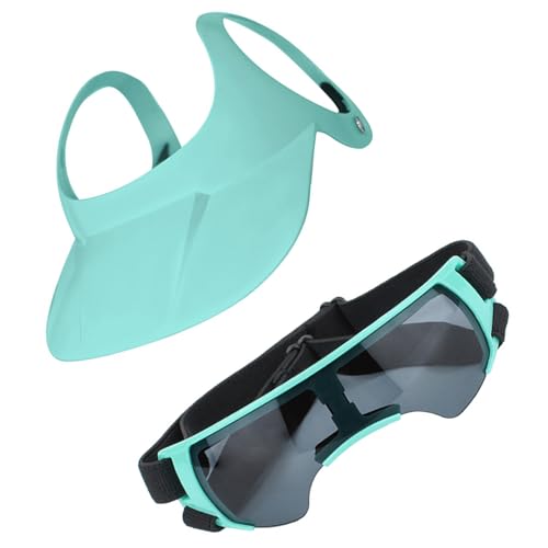 Regulierbare Hundehelme und Schutzbrillen für durchlässigen Hunde-Sonnenhut für Outdoor-Aktivitäten von Laikoutd