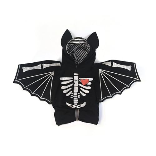 Laikoutd Schöner Fledermausmantel Für Mittlere Große Hunde Halloween Hoodie Für Hundefledermausflügel Skelett Zweibeinige Pullover Kleidungshund Halloween Kostüme Laikoutd Schöner Fledermausmantel Für Mittlere Große Hunde Halloween Hoodie Für Hundefledermausflügel Skelett Zweibeinige Pullover Kleidungshund Halloween Kostüme von Laikoutd