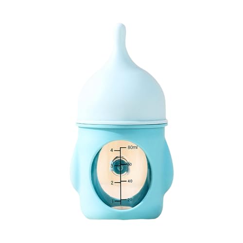 Stilvolle Haustier-Futterspender Flasche Kätzchen Stillflasche ohne Würgen Designs für Neugeborene Welpen und Kleintiere 80ml von Laikoutd