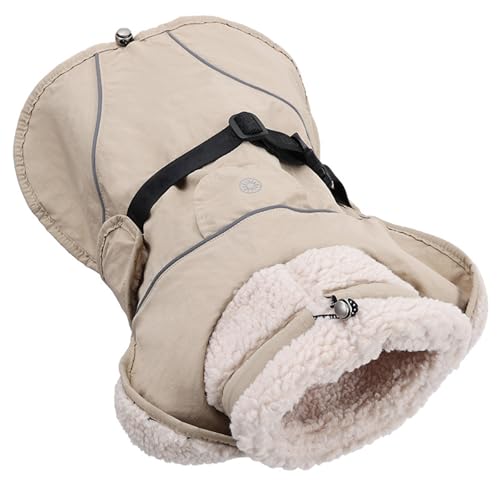 Winter Proof Hundekleidung Mit Reflektierenden Sicherheitsstreifen Und Atmungsaktivem Futter Für Kleine Mittelgroße Große Hunde Reflektierende Hundekleidung Mit Fleece von Laikoutd