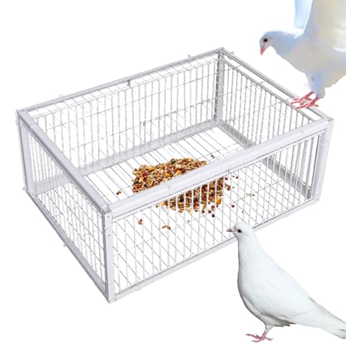 Fangkäfig für Vögel,Automatischer Ausbruchssicherer Vogel-Fangkäfig - Einfach Zu Reinigende Haustierzubehör Mit 4 Eingängen Für Sperlinge Nymphensittiche Sittiche Wellensittiche Fangkäfig für Vögel,Automatischer Ausbruchssicherer Vogel-Fangkäfig - Einfach Zu Reinigende Haustierzubehör Mit 4 Eingängen Für Sperlinge Nymphensittiche Sittiche Wellensittiche von Lainiaoly