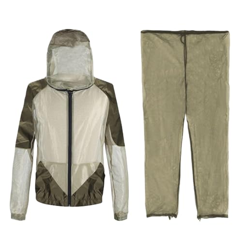 Fliegenbekleidung,Outdoor Schutzjacke Hose | Atmungsaktive Tragbare Abdeckung Für Garten Angeln Rucksackreisen Camping Wandern Reisekleidung Fliegenbekleidung,Outdoor Schutzjacke Hose | Atmungsaktive Tragbare Abdeckung Für Garten Angeln Rucksackreisen Camping Wandern Reisekleidung von Lainiaoly