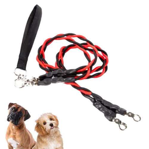 Großes Hundespieltau - Robustes Doppeltes Welpen & Haustier Zerrspiel,Komfortables Zubehör Für Sichere Spaziergänge Mit Verbesserter Sicherheit Outdoor & Park Großes Hundespieltau - Robustes Doppeltes Welpen & Haustier Zerrspiel,Komfortables Zubehör Für Sichere Spaziergänge Mit Verbesserter Sicherheit Outdoor & Park von Lainiaoly