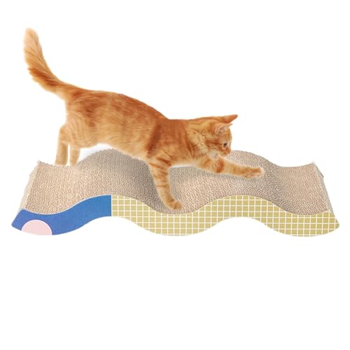Lainiaoly Cat Scratch Lounge Pad, Katzenkarton Kratzer -Nest, schlafende Katzenkratzer -Karton, Katzenkratzerbett -Möbelschutz für kleine, mittlere Haustiere Lainiaoly Cat Scratch Lounge Pad, Katzenkarton Kratzer -Nest, schlafende Katzenkratzer -Karton, Katzenkratzerbett -Möbelschutz für kleine, mittlere Haustiere von Lainiaoly