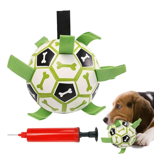 Lainiaoly Fußballspielzeug Für Haustiere Mit Seil, Hund Fußball, Innen & Außen Spielzeug Hund Ball Für Kleine Und Mittelgroße Hunde Lainiaoly Fußballspielzeug Für Haustiere Mit Seil, Hund Fußball, Innen & Außen Spielzeug Hund Ball Für Kleine Und Mittelgroße Hunde von Lainiaoly
