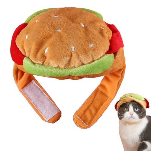 Lainiaoly Haustier-Hamburger-Hüte, Katzen-Pommes-Mütze, Verstellbare Katzenmütze, Weihnachts-Cosplay-Kostüm, Lustiges Kostüm, Hunde- Und Katzenhüte, Weiches Plüsch-Haustierkostüm Für Kätzchen, Katzen Lainiaoly Haustier-Hamburger-Hüte, Katzen-Pommes-Mütze, Verstellbare Katzenmütze, Weihnachts-Cosplay-Kostüm, Lustiges Kostüm, Hunde- Und Katzenhüte, Weiches Plüsch-Haustierkostüm Für Kätzchen, Katzen von Lainiaoly