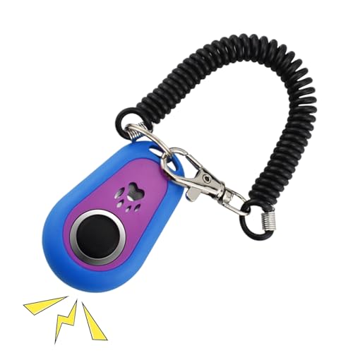 Lainiaoly Hundetraining Clicker | Zweifarbiger Hunde-Clicker Mit Handgelenkband - Verhaltensunterstützung Mit Handgelenkband, Ovales Design Für Kleine, Mittelgroße Und Große Hunderassen Lainiaoly Hundetraining Clicker | Zweifarbiger Hunde-Clicker Mit Handgelenkband - Verhaltensunterstützung Mit Handgelenkband, Ovales Design Für Kleine, Mittelgroße Und Große Hunderassen von Lainiaoly