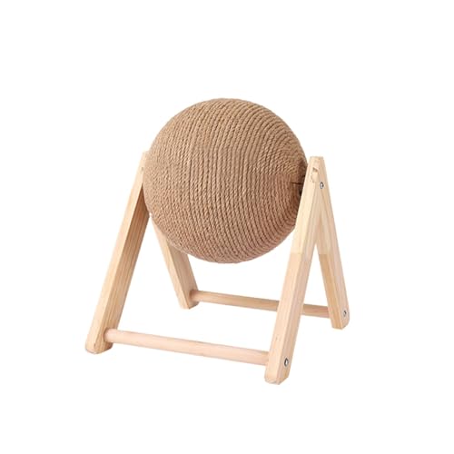 Lainiaoly Katzenkratzspielzeug Mit Drehendem Ball, Katzenkratzspielzeug, Katzenkratzballspielzeug, Interaktives Haustierspielzeug Mit Holzsockel, Rotierendes Ballspielzeug Für Katzen, Hunde Lainiaoly Katzenkratzspielzeug Mit Drehendem Ball, Katzenkratzspielzeug, Katzenkratzballspielzeug, Interaktives Haustierspielzeug Mit Holzsockel, Rotierendes Ballspielzeug Für Katzen, Hunde von Lainiaoly