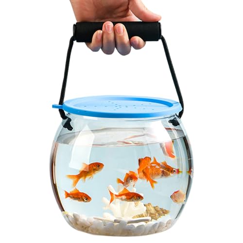 Lainiaoly Tragbares Strandaquarium, Reiseaquarium, Transparente Ködereimer Zum Angeln von Lainiaoly