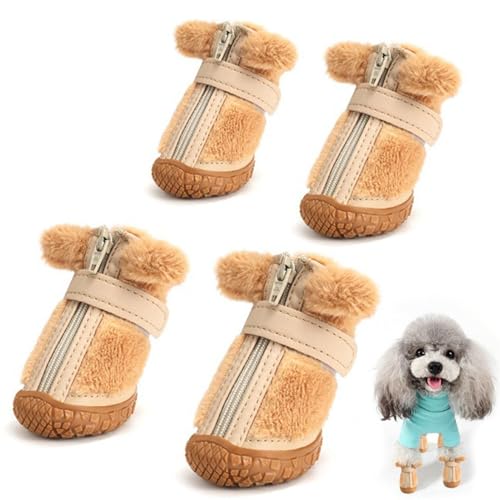 Lainiaoly Winter-Hundestiefel Aus Wolle, rutschfeste Hundestiefel, Pfotenschutz, Katzenhundestiefel, Welpenschuhe, Kleine Hundeschuhe, Atmungsaktive Hundelaufschuhe Für Drinnen Und Draußen Lainiaoly Winter-Hundestiefel Aus Wolle, rutschfeste Hundestiefel, Pfotenschutz, Katzenhundestiefel, Welpenschuhe, Kleine Hundeschuhe, Atmungsaktive Hundelaufschuhe Für Drinnen Und Draußen von Lainiaoly