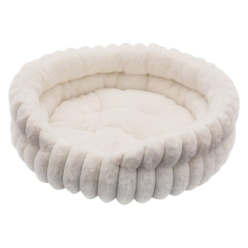 Plüsch-Donut-Hundebett, Beruhigendes Rundes Hunde- Und Katzenbett, Rundes Kissen-Haustierbett, Katzenbetten Für Innenkatzen, Maschinenwaschbares Katzennest, Warmes, Gemü, Anti-Angstzu, 50 Cm Plüsch-Donut-Hundebett, Beruhigendes Rundes Hunde- Und Katzenbett, Rundes Kissen-Haustierbett, Katzenbetten Für Innenkatzen, Maschinenwaschbares Katzennest, Warmes, Gemü, Anti-Angstzu, 50 Cm von Lainiaoly