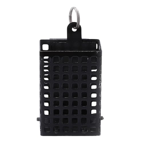 Quadratfischerei Tackle Feeder Cage, Fischfalle - Quadratmetallwelsfalle, Welsköderhalter,Köderwerfervorrichtung, Karpfenkäfig, Fischereisenhalter Für Verschiedene Fischereipellets 30-80g von Lainiaoly