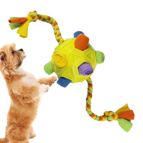 Schnüffelball Für Hunde, Interaktives Spielzeug, Futtersuche Snuffle Matte, Bissresistente Anreicherung, Hundespielzeug Tragbarer Haustier Snuffle Ball Toy Für Kleine Mittelgroße Hunde Haustier von Lainiaoly