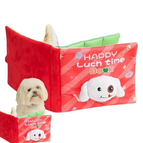 Schnüffelspielzeug für Hunde, Hunde-Puzzlebuch-Leckerli | Hundeschnüffelplüsch,Hund Lunch Box Buch Hund Leckerli Puzzle, Hund Fütterung Matte Interaktives Spielzeug Plüsch Für Haustier Liefert Für Schnüffelspielzeug für Hunde, Hunde-Puzzlebuch-Leckerli | Hundeschnüffelplüsch,Hund Lunch Box Buch Hund Leckerli Puzzle, Hund Fütterung Matte Interaktives Spielzeug Plüsch Für Haustier Liefert Für von Lainiaoly