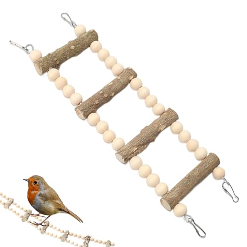 Vogelleiterspielzeug, Holzleiter Für Vögel, Vögel Schwingt Zu Sittiche, Vogel Haustier-Kauspielzeug, Natürliches Pfefferholz, Multifunktionales Haustier-Arasklettern Auf Spielzeug Für Finken Cockatiel Vogelleiterspielzeug, Holzleiter Für Vögel, Vögel Schwingt Zu Sittiche, Vogel Haustier-Kauspielzeug, Natürliches Pfefferholz, Multifunktionales Haustier-Arasklettern Auf Spielzeug Für Finken Cockatiel von Lainiaoly