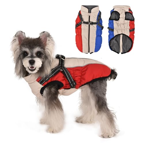 Lairle Hundemantel Hund Wintermantel Hundejacke Hundemantel wasserdichte Hundegeschirr Mantel Kleiner Hundemantel Puppy Mantel Hundemantel mit Geschirr für kleine mittlere große Hunde Lairle Hundemantel Hund Wintermantel Hundejacke Hundemantel wasserdichte Hundegeschirr Mantel Kleiner Hundemantel Puppy Mantel Hundemantel mit Geschirr für kleine mittlere große Hunde von Lairle